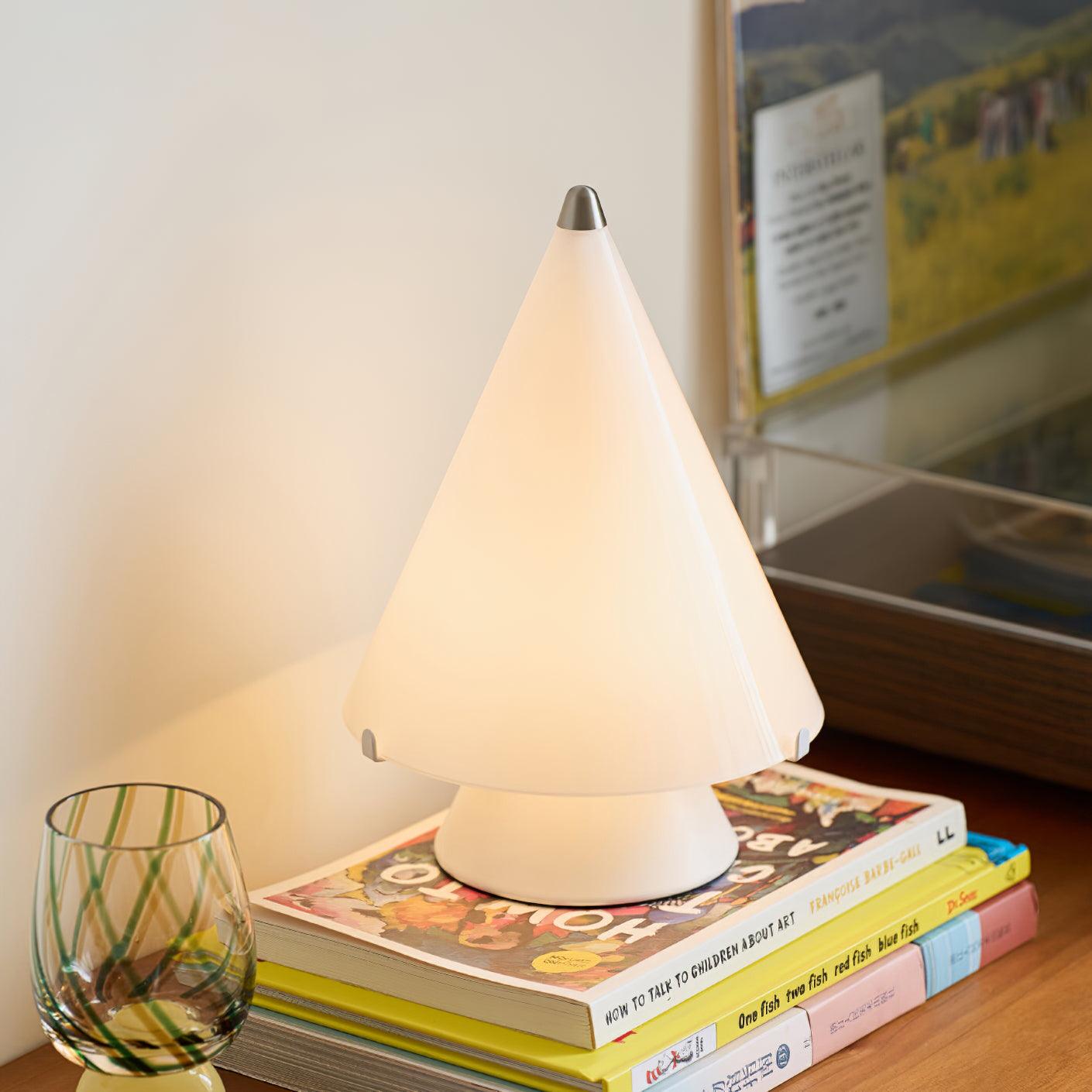 Tischleuchte - Elegante Glaslampe für Wohnzimmer &amp; Schlafzimmer