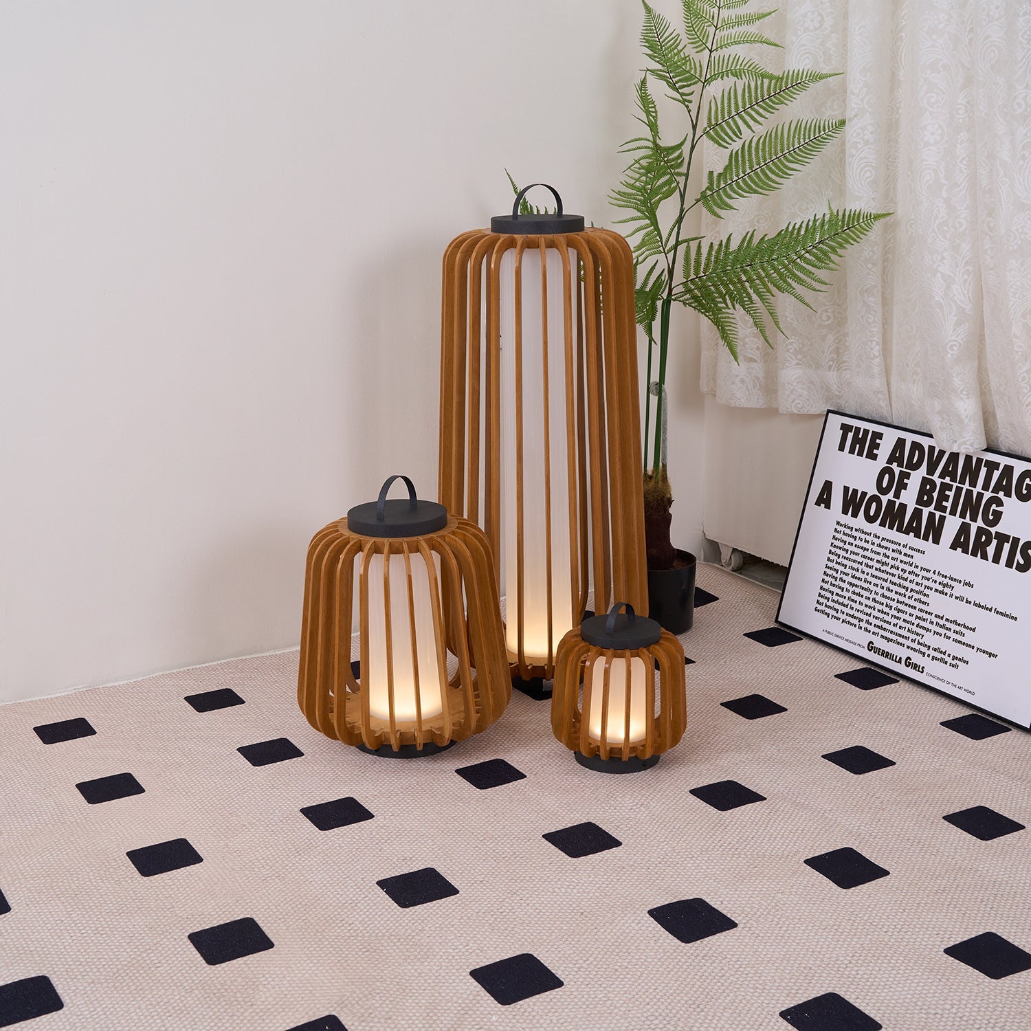 Outdoor Portable Lantern Lamp - Compact Rechargeable Light for Hiking