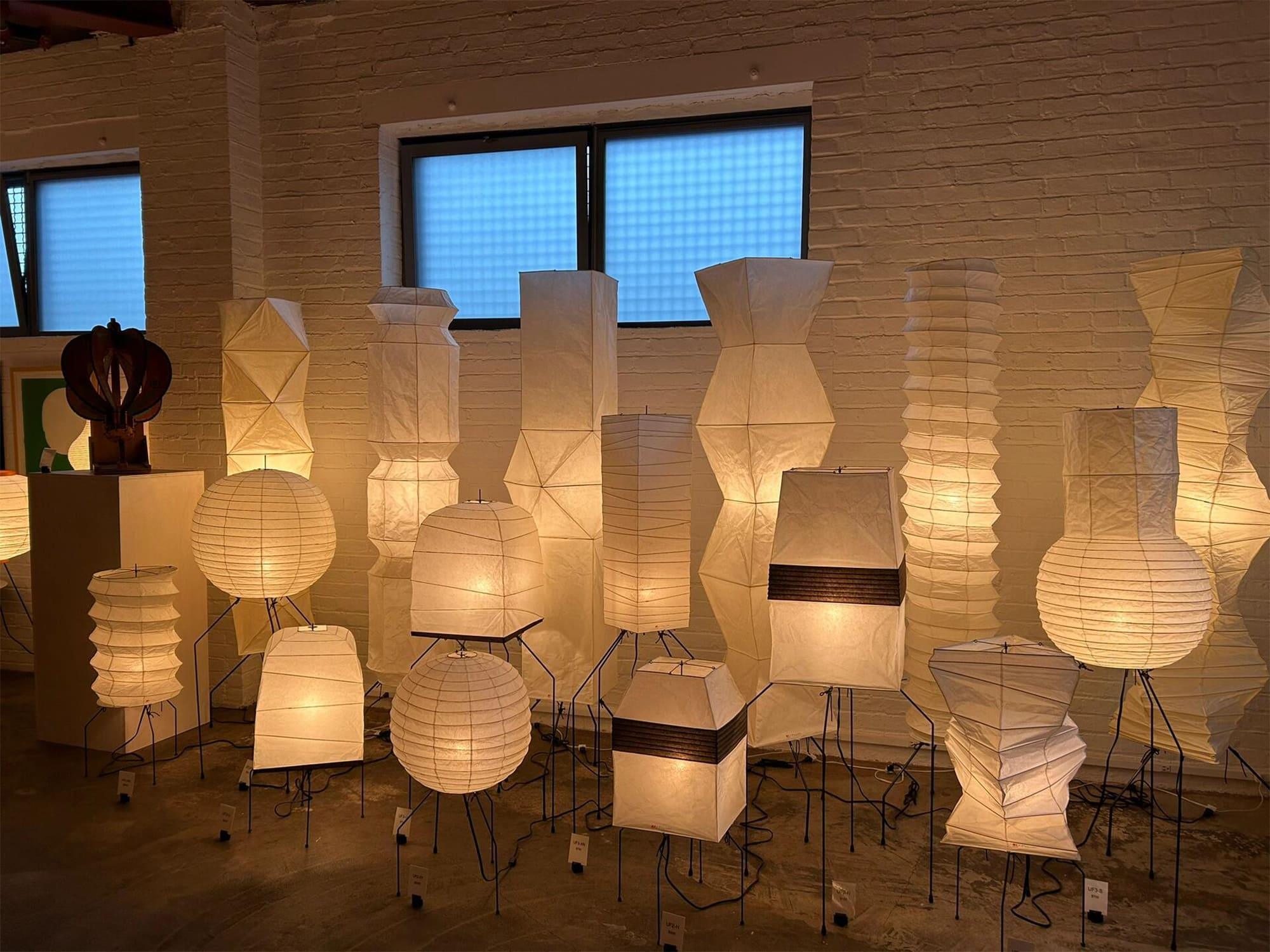 Rice Paper Lantern Floor Lamp - Contemporary Oval Lamp for Entryway