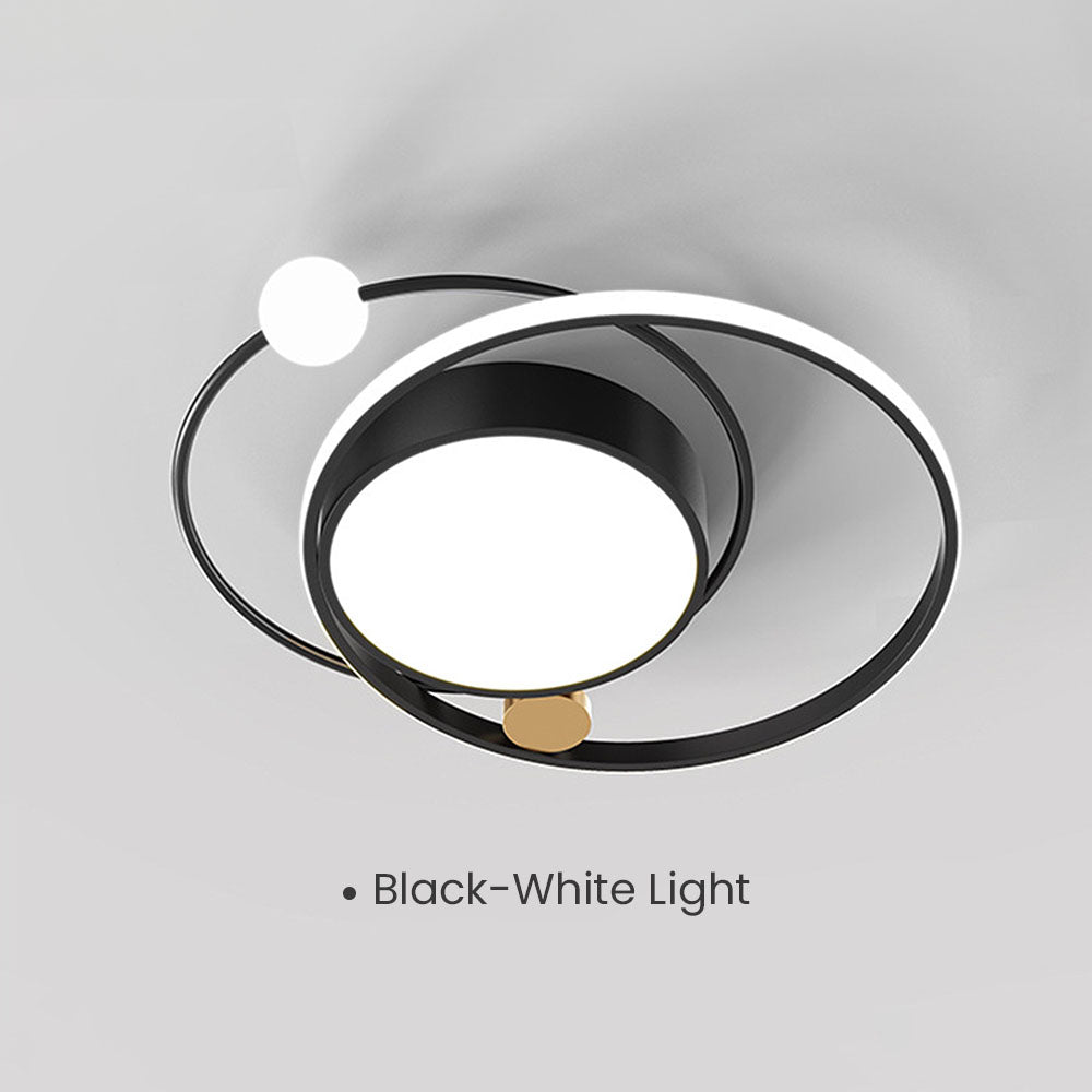Modern Round LED Ceiling Light – Minimalist Fixture for Living Spaces