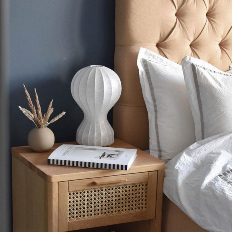 Hot Air Balloon Cocoon White Table Lamp