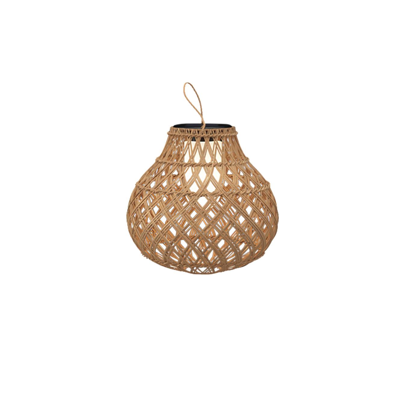 Woven Sphere Lantern Outdoor Lamp - Solar Outdoor Lamp Great