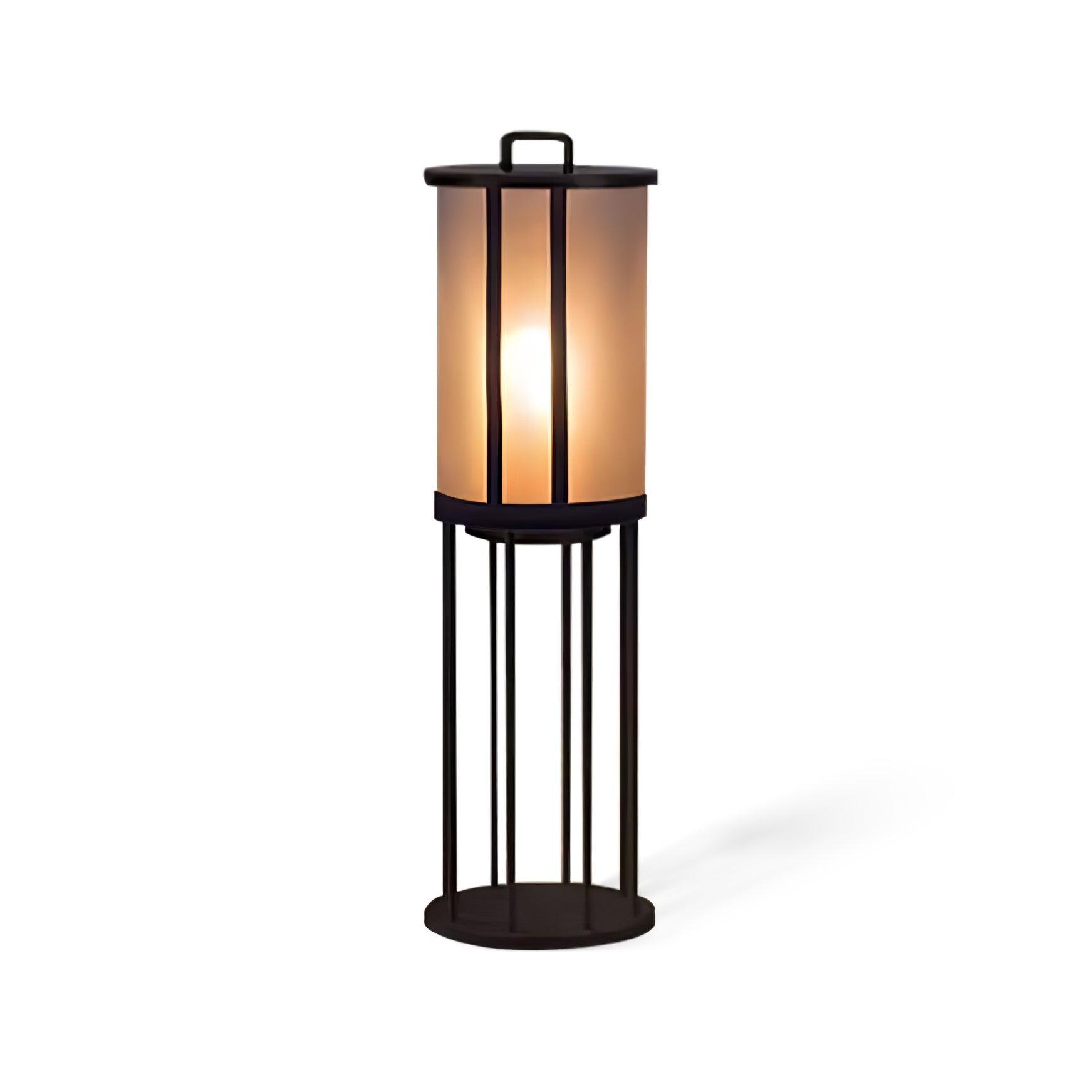 Runde Laterne Außenlampe - Acrylsäule Warmes Licht für den Gang