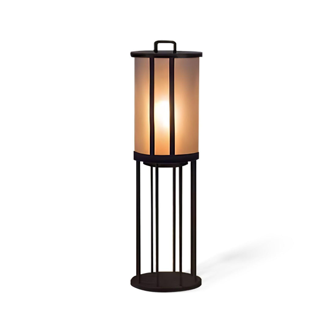Runde Laterne Außenlampe - Acrylsäule Warmes Licht für den Gang