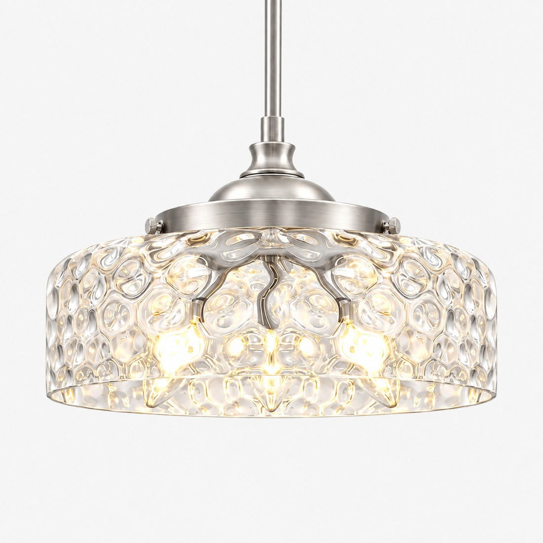 Verstellbare Vintage-Pendelleuchte aus Glas
