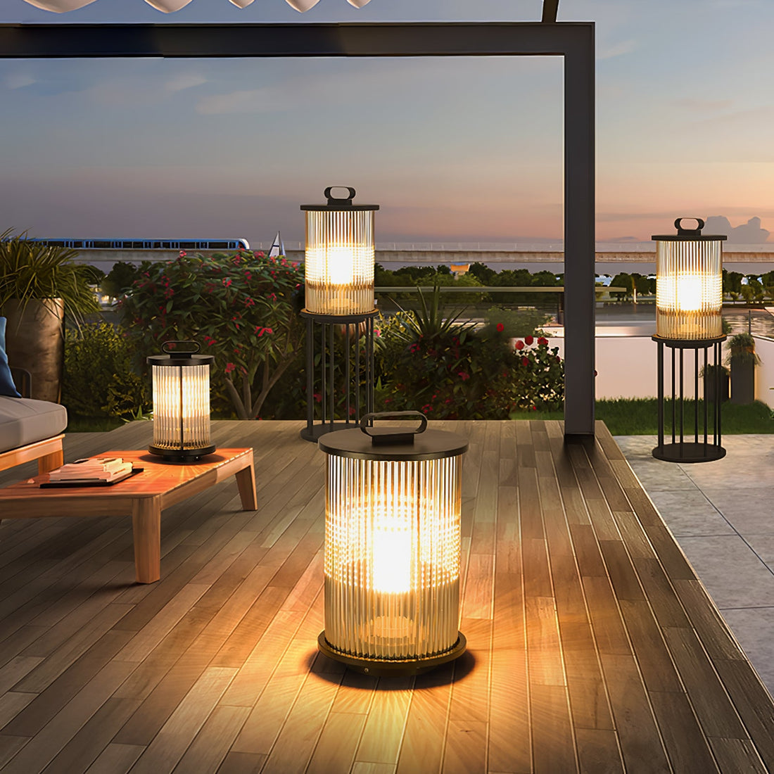 Lantern Garden Outdoor Light - Garden Outdoor Lamp Ideal for Walkways