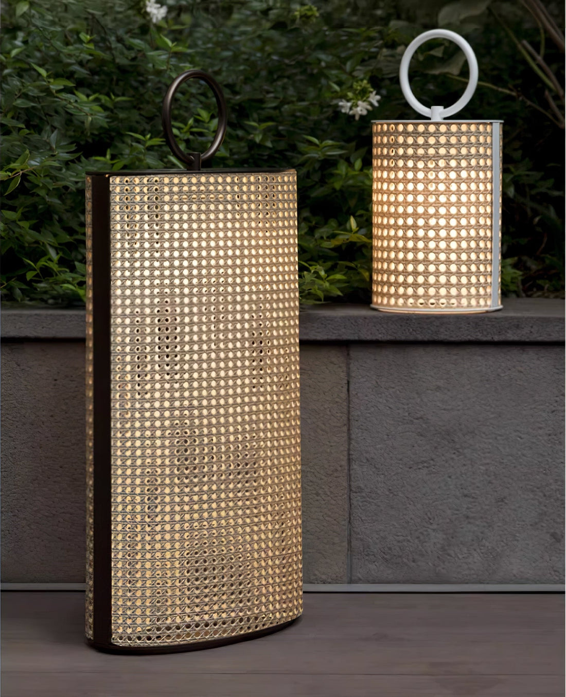 Solar-Laternenlampe für den Außenbereich – tragbares, elegantes Licht für Terrasse und Garten
