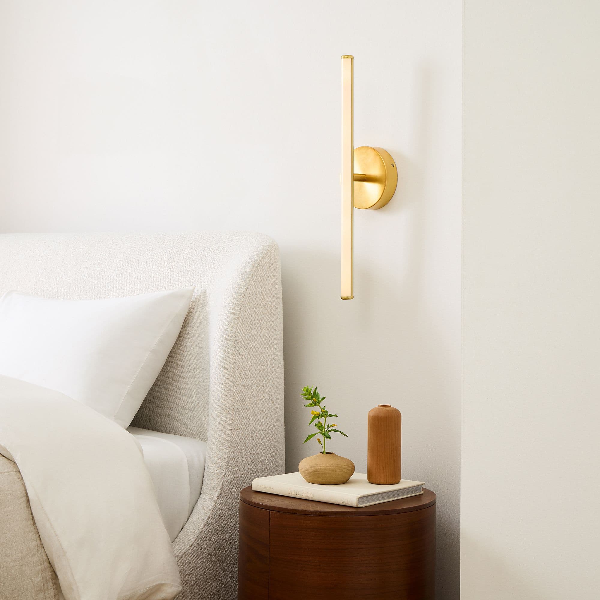 Voro Modern LED Wall Sconce - Metal Bathroom & Hallway Lighting Fixture