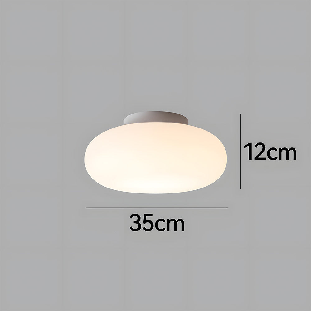 Modern Iron Ceiling Light - Round lampshade Fixture for Bedroom