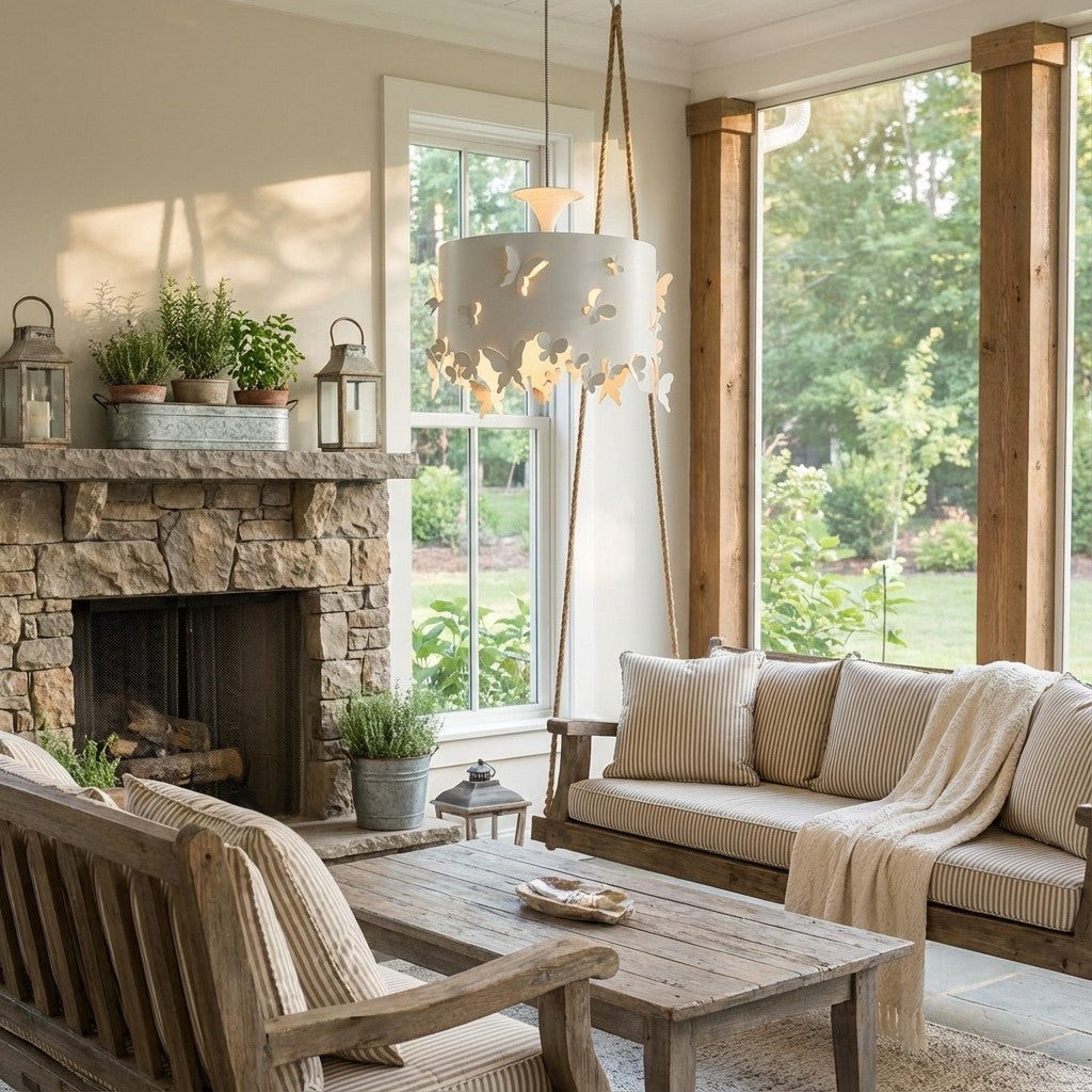Alaria Design Pendant Lamp - Artistic Pendant Light with Ambient Shadow for Living Room