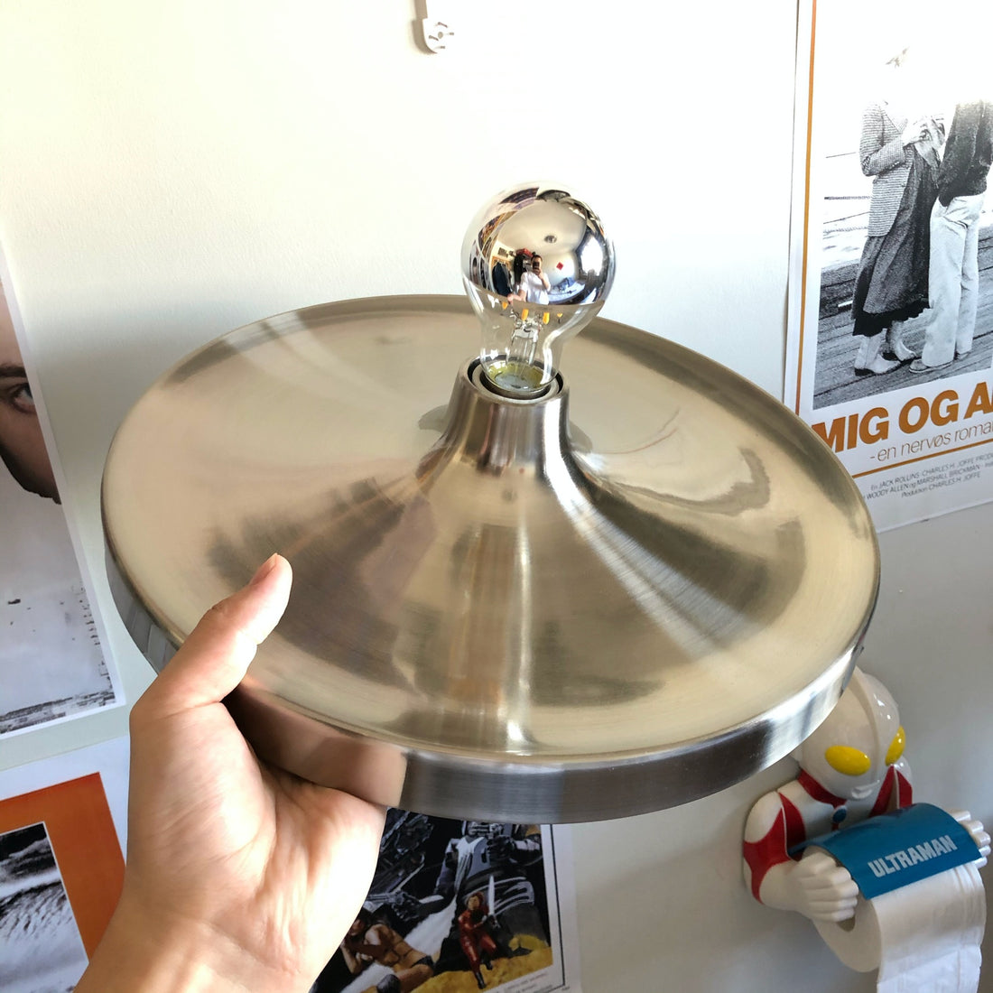 Space Age Disc Ceiling and Wall Lamp