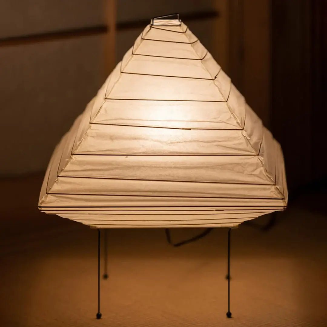Simplicity Paper Table Lamp - Japanese Craft Paper Lamp for Entryway