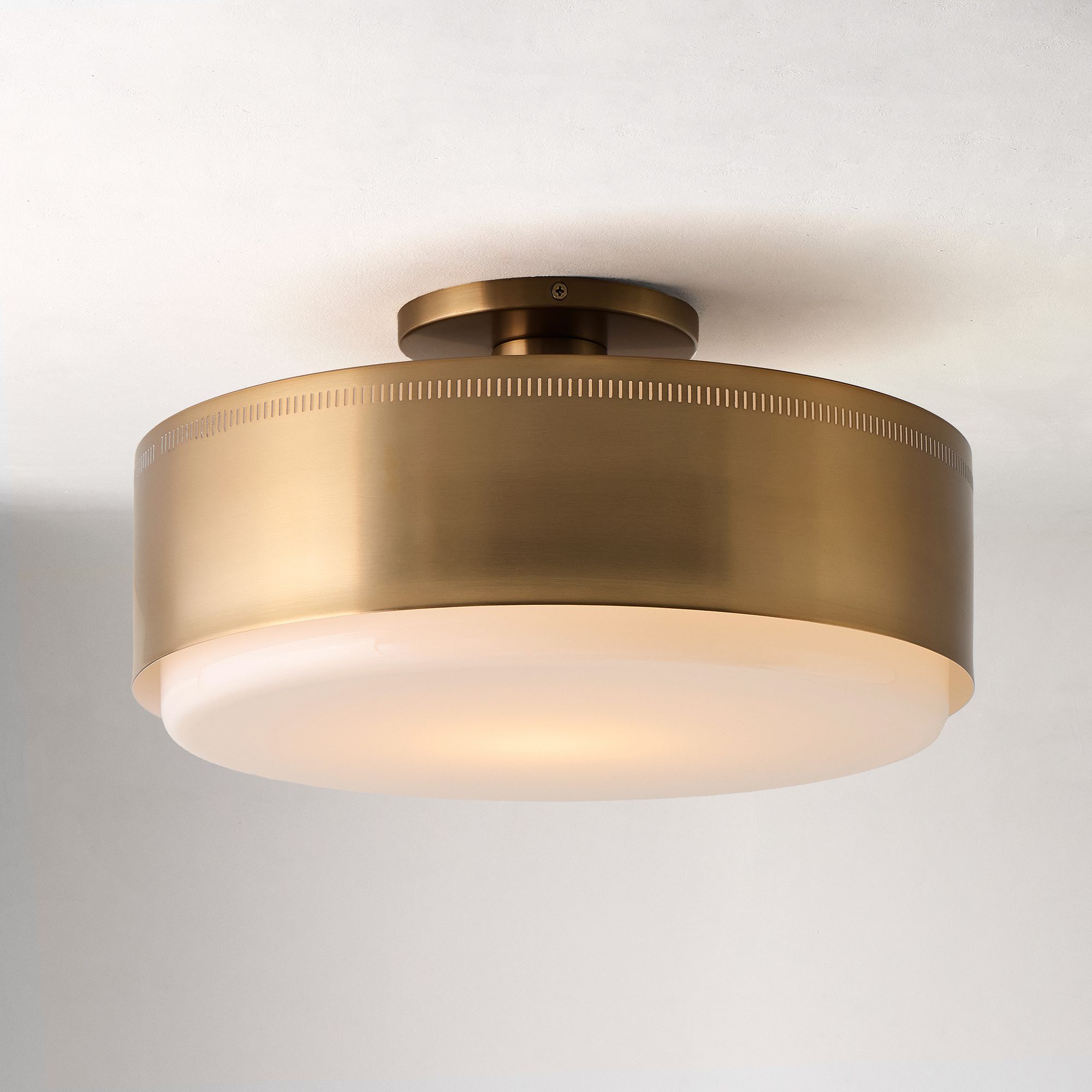 Bolvira Disc Metal Ceiling Lamp - Contemporary Flush Mount for Bedroom