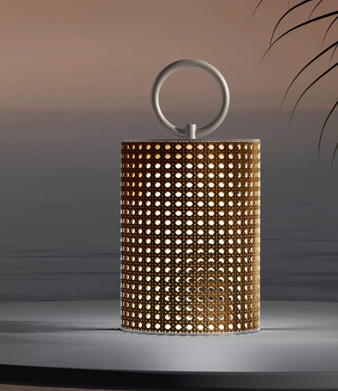 Solar-Laternenlampe für den Außenbereich – tragbares, elegantes Licht für Terrasse und Garten
