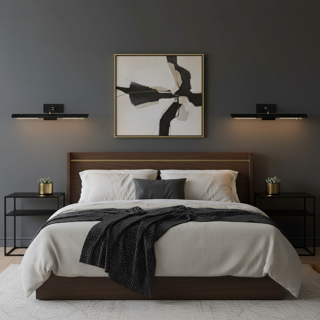 Aurix Minimalist Iron Wall Lamp – Elegant wall-mounted Lighting Enhance Any Interior Artwork
