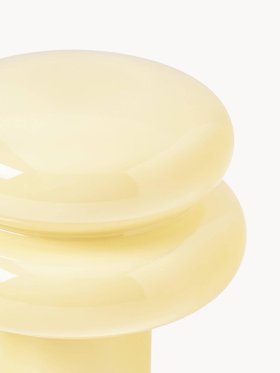 Orra Kleine Opal-Tischlampe - Pilzglaslampe fürs Wohnzimmer