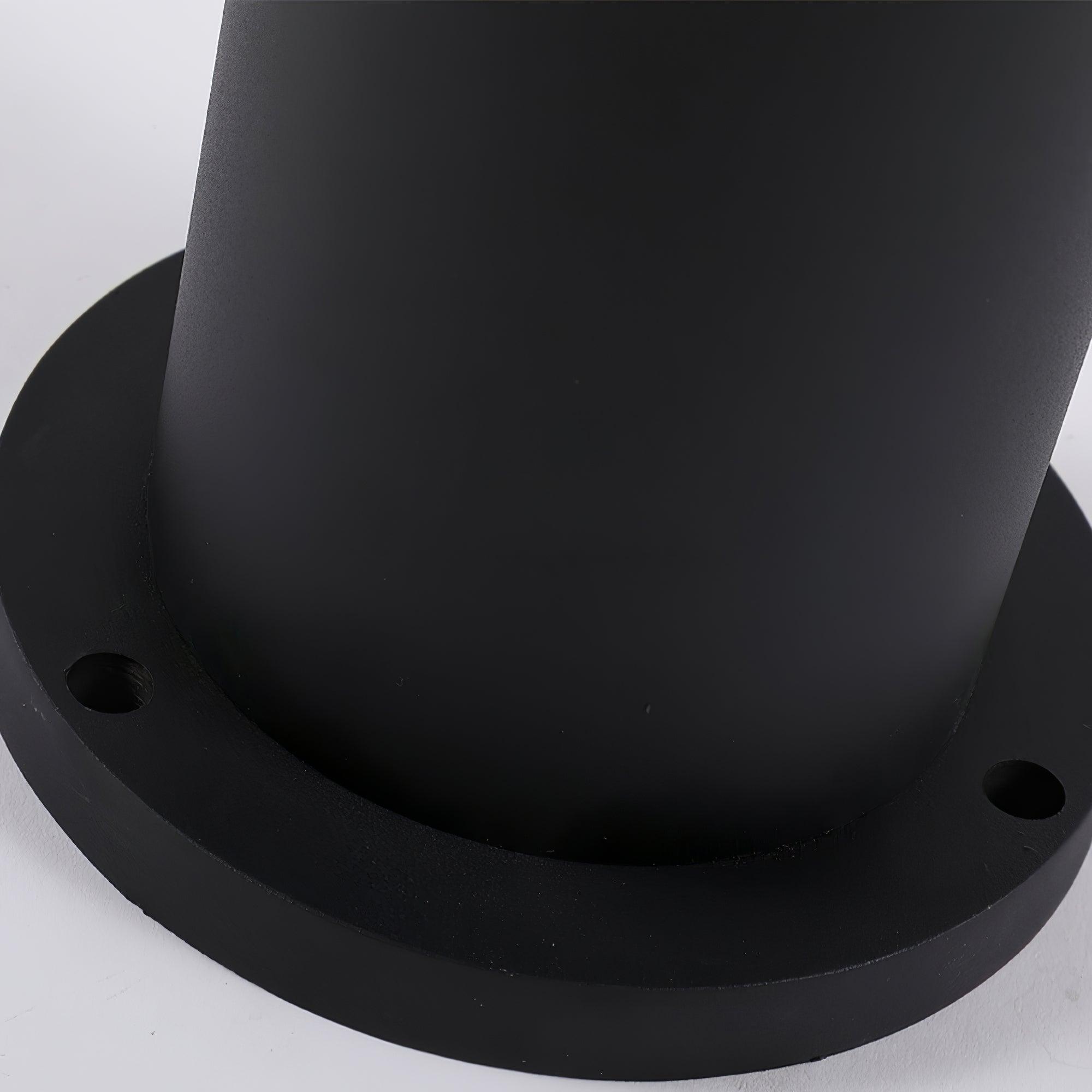 Black Solar Outdoor Post Light - Waterproof Solar Post Lamp