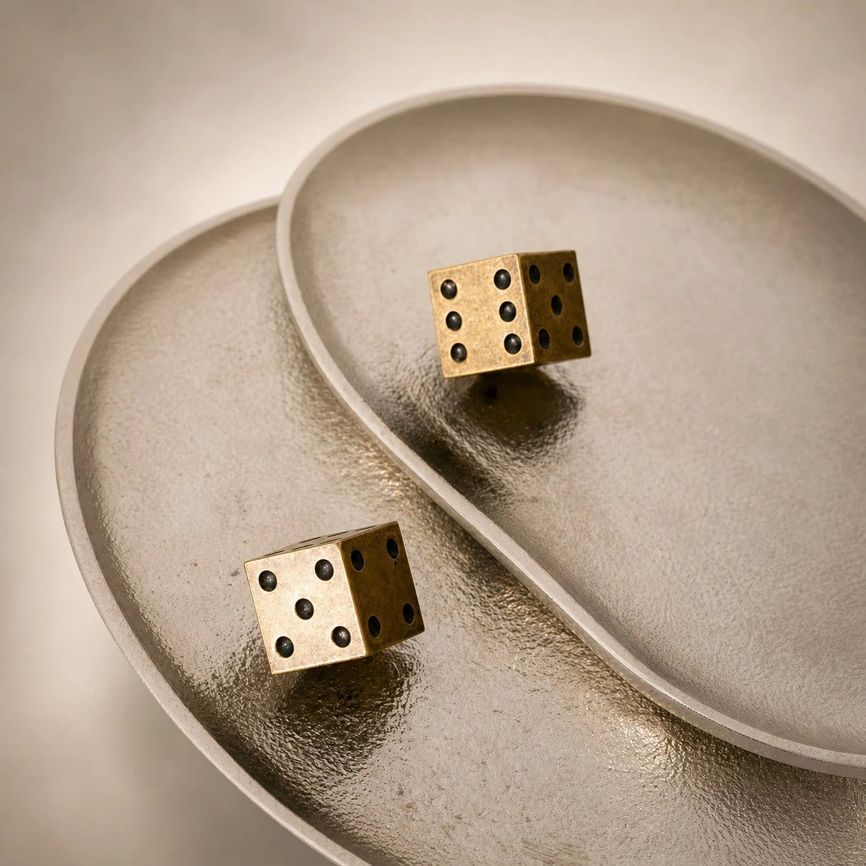 dice knob styling metal