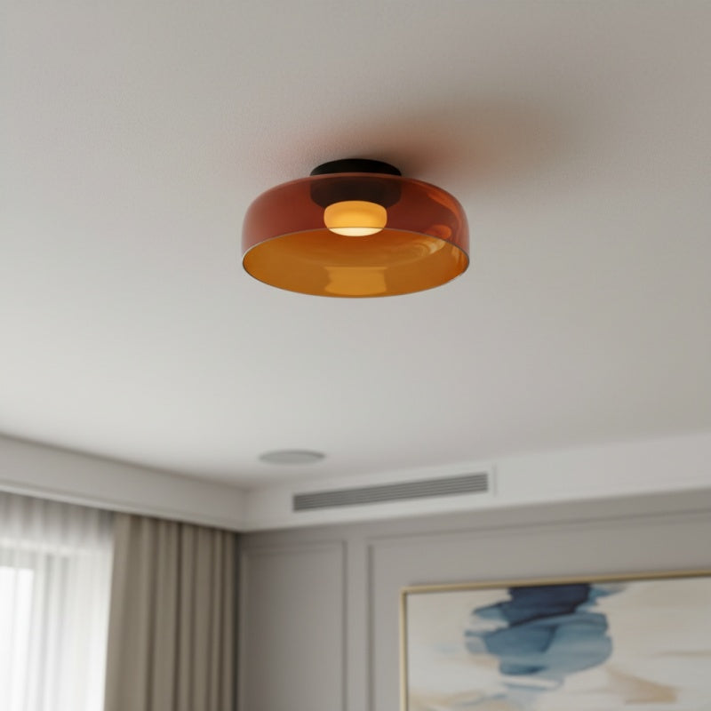 Celestial Modern Layered Glass Ceiling Light - Scandinavian Ceiling Lamp for Home Spaces
