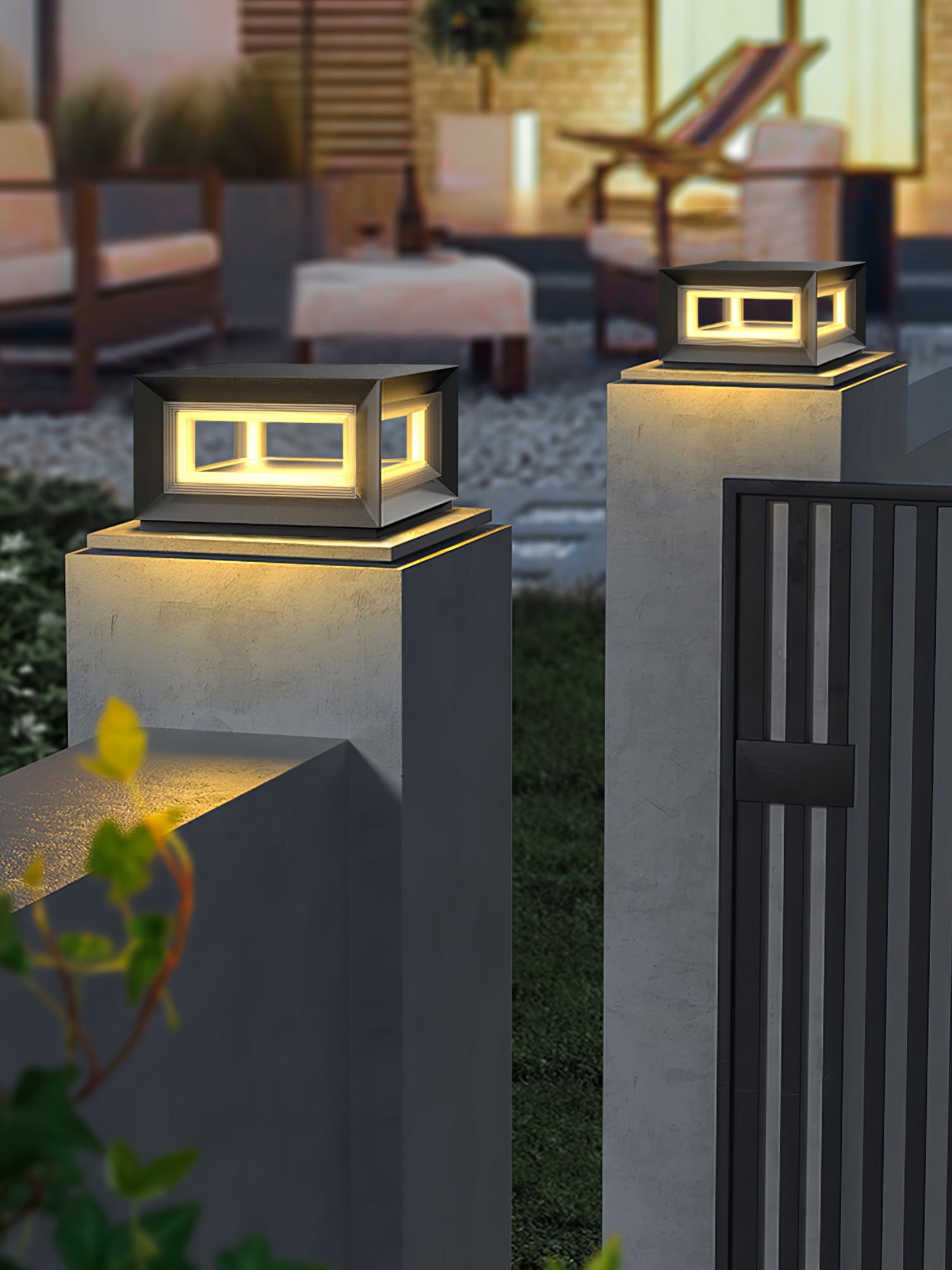 Outdoor Post Light - Waterproof LED Lamp for Garden, Patio & Pathway