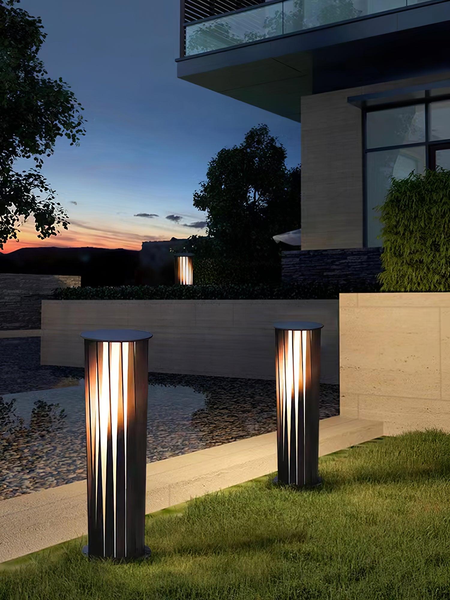 LED Outdoor Post Lamp - Energy-Saving Acrylic Light for Garden & Patio