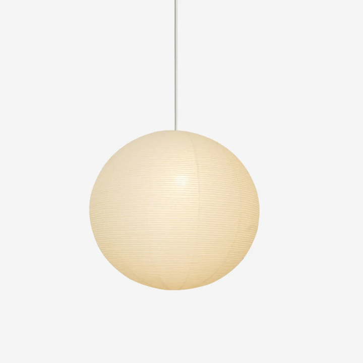 Runde Pendelleuchte aus Washi-Papier – Minimalistische Beleuchtung für das Wohnzimmer
