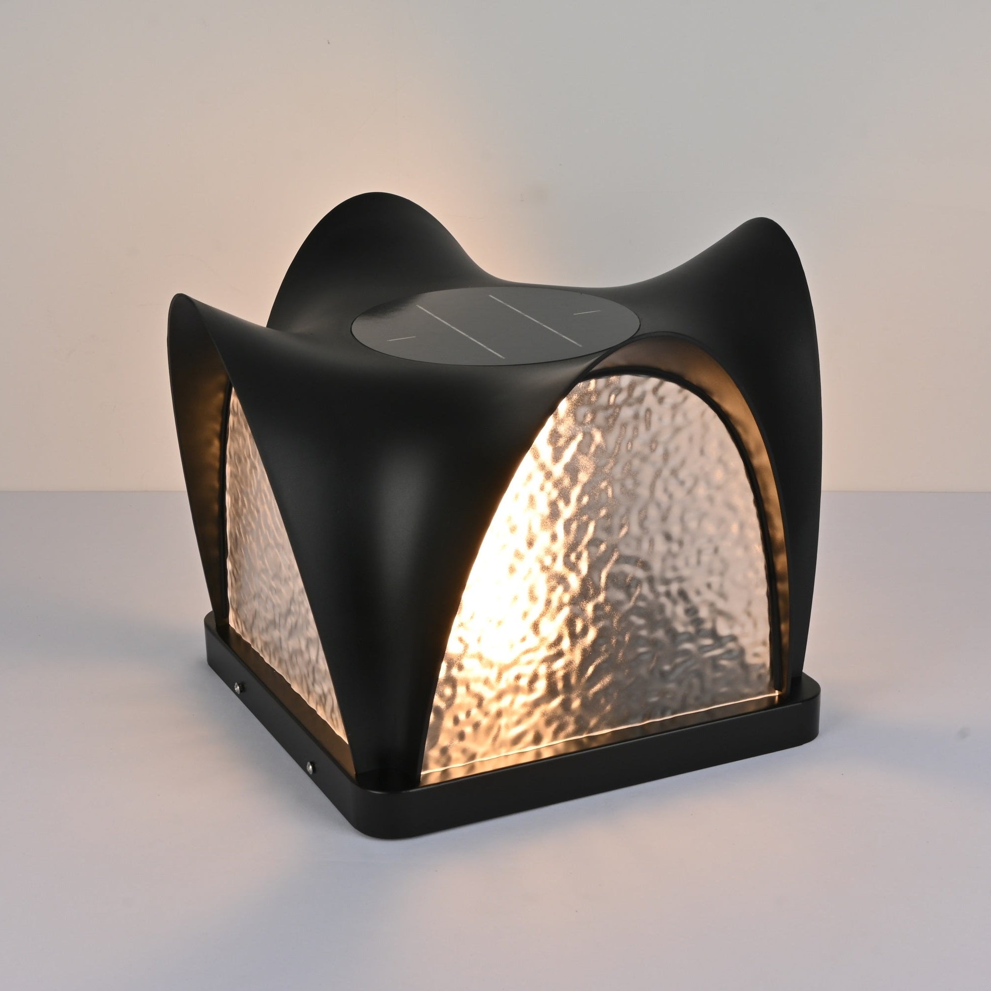 Moderne Außenlaterne – Solar-LED-Lampe für Garten, Terrasse und Gehweg