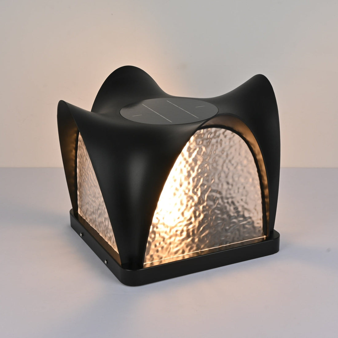 Modern Outdoor Lantern - Solar LED Lamp for Garden, Patio & Walkway