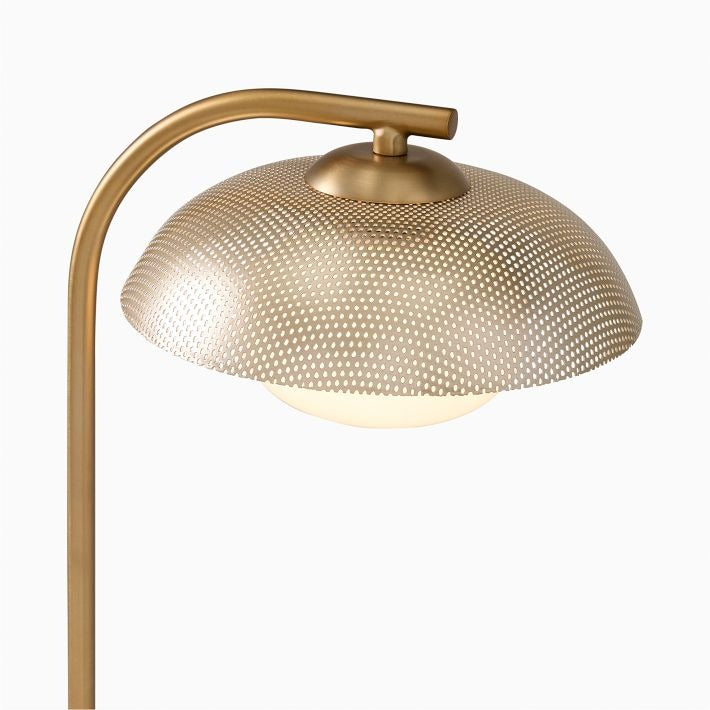 Elorina Perforated Metal Table Lamp – Modern Design