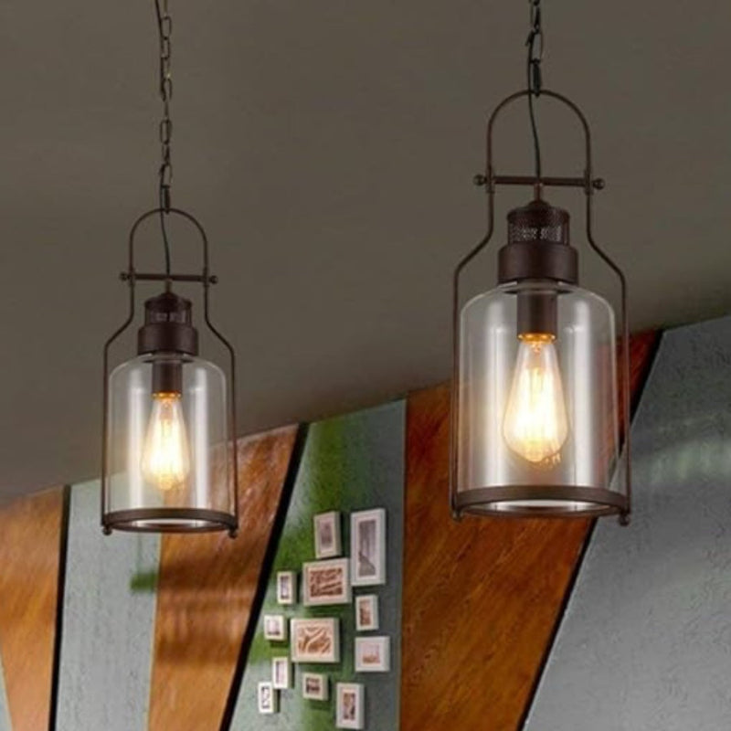 Antikes Eisen im Vintage-Industriestil Pendelleuchte