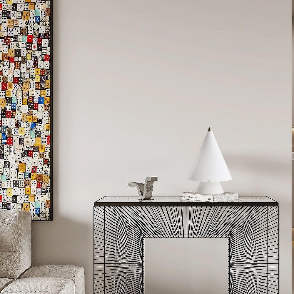 Tischleuchte - Elegante Glaslampe für Wohnzimmer &amp; Schlafzimmer