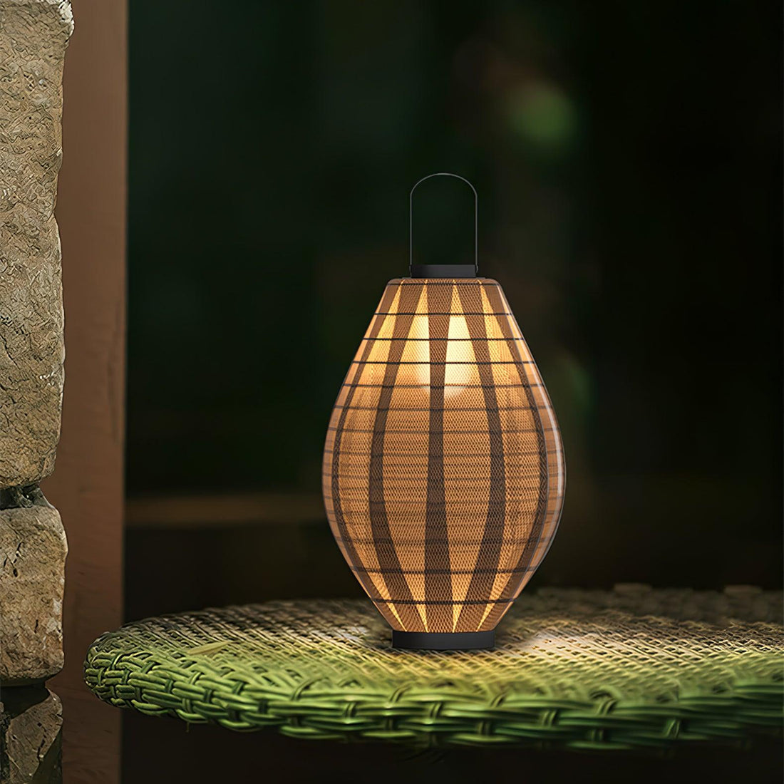 Mesh Beacon Outdoor Lamp - Waterproof Teardrop Stainless Steel Light