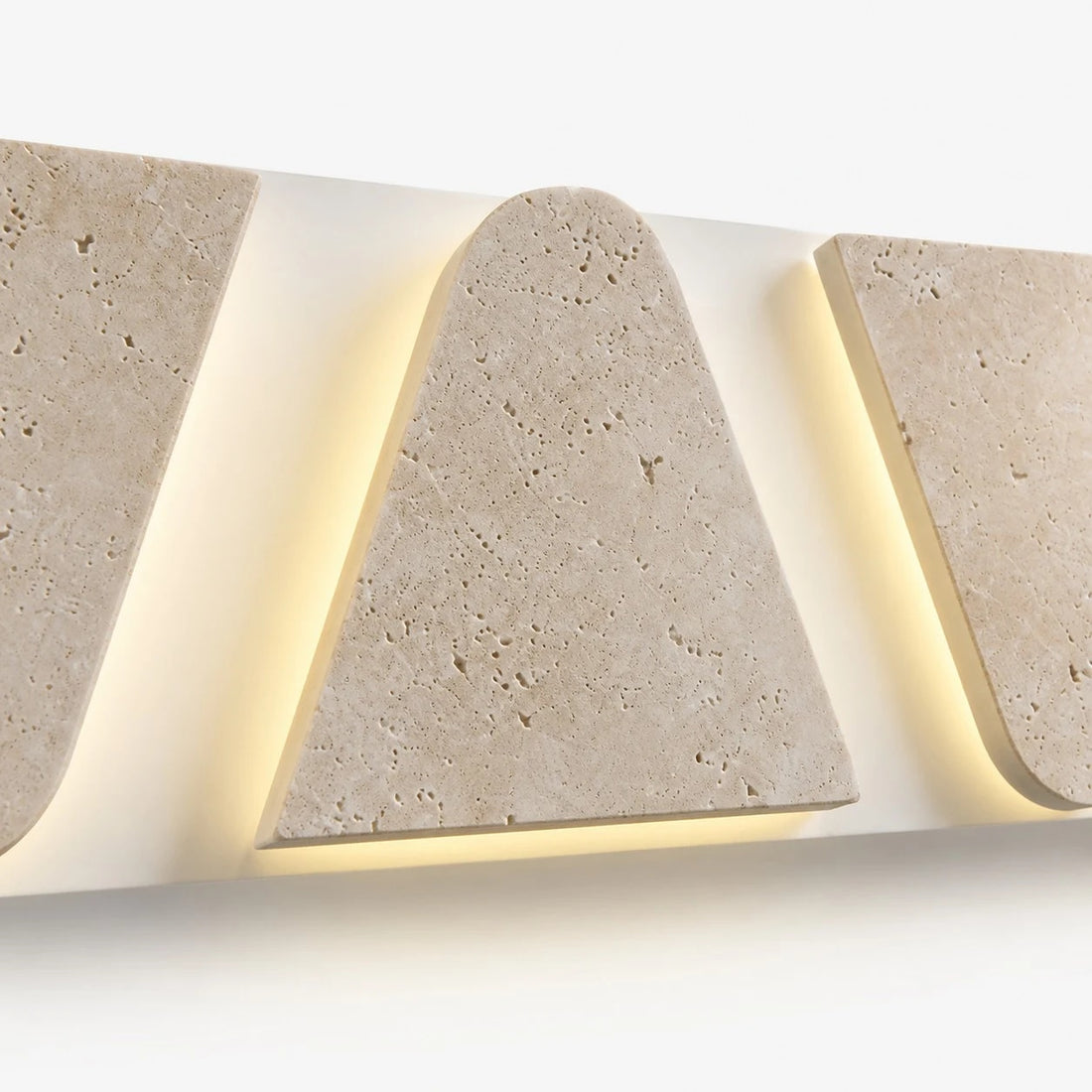Travertine-Texture Multi-Head Wall Sconce