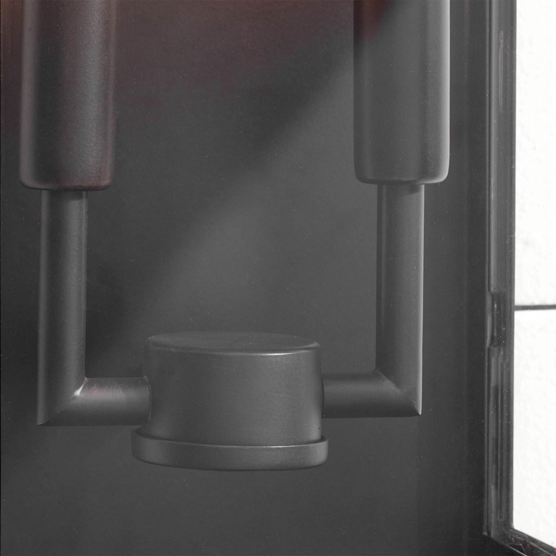 Ferrix Iron Outdoor Wall Lamp - Industrial Rectangular Glass Sconce