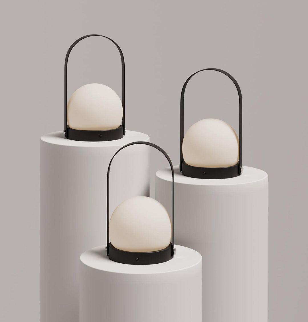 Tragbare Akku-Tischlampe – Moderne Lampe für Schreibtisch und Schlafzimmer