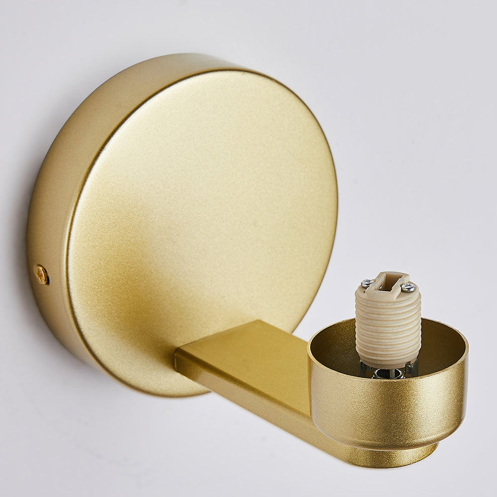 Round Glass Wall Sconce - Modern Living Room Lighting Contemporary