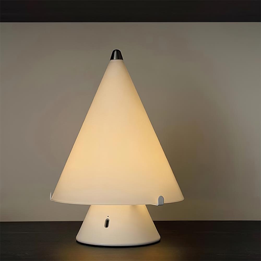 Tischleuchte - Elegante Glaslampe für Wohnzimmer &amp; Schlafzimmer