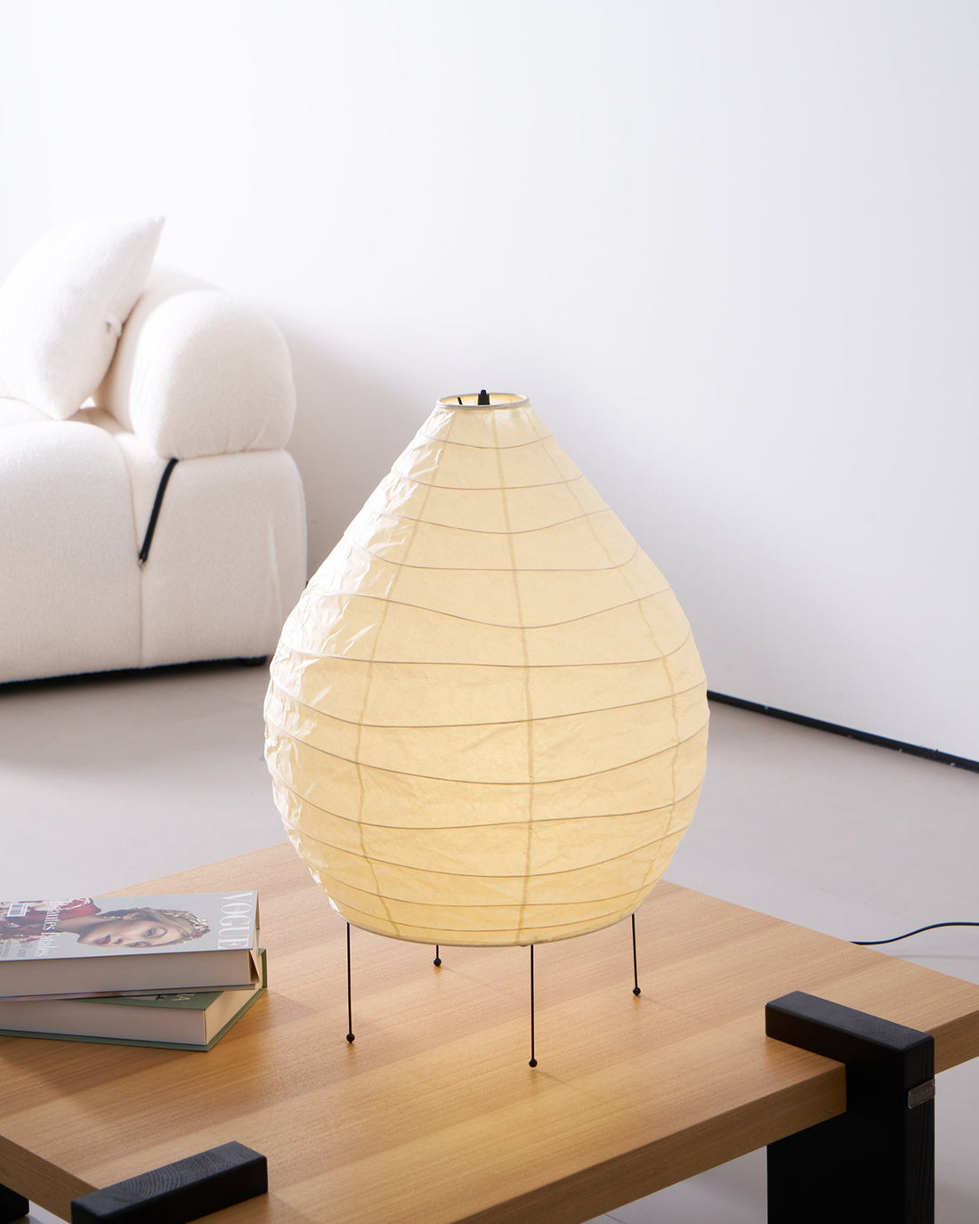 Tischlampe aus Washi-Papier – Laternendesign für Wohnzimmer und Schlafzimmer