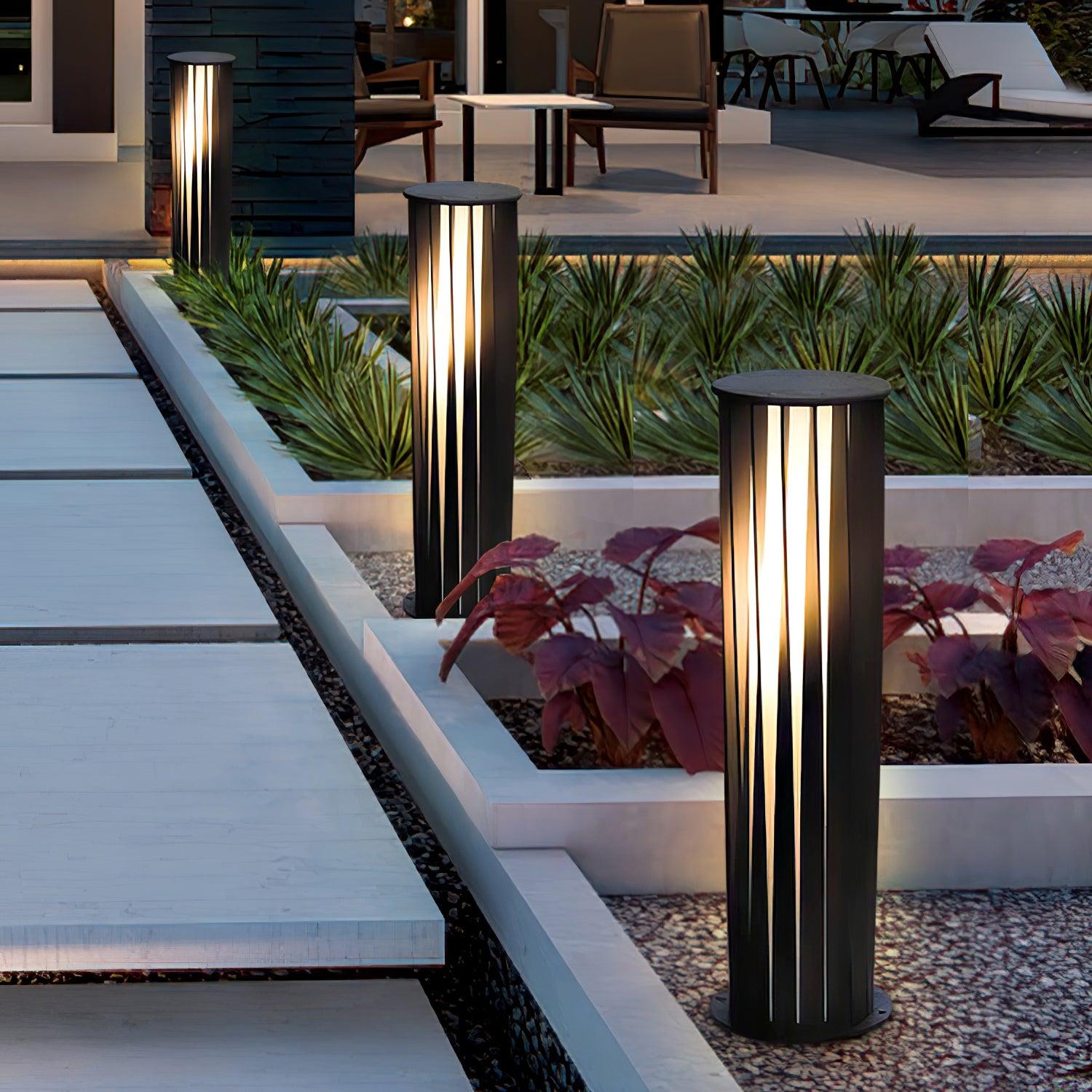 LED Outdoor Post Lamp - Energy-Saving Acrylic Light for Garden & Patio