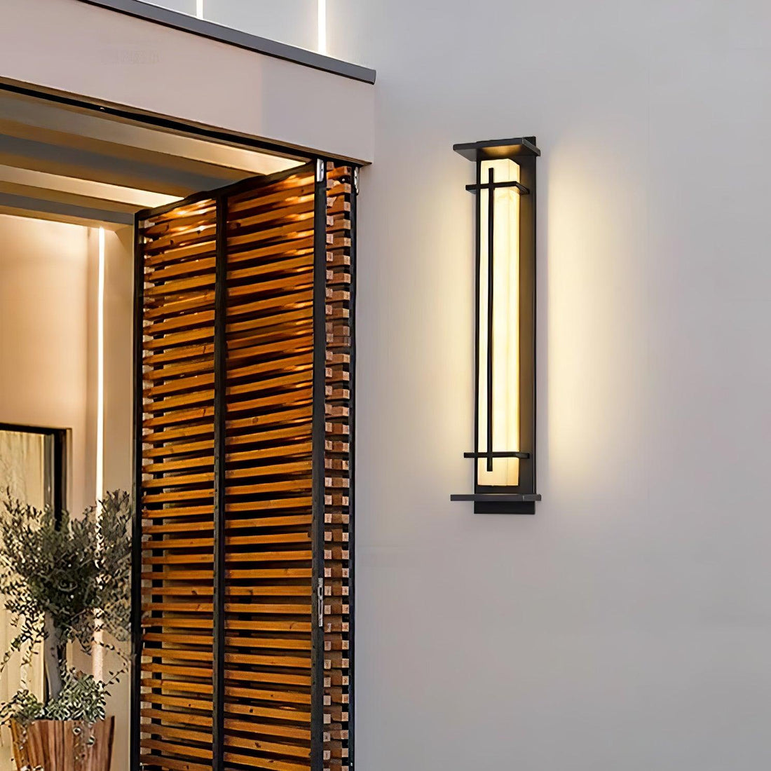 Quadratische Außenwandleuchte - Wasserdichte LED-Lampe für Garten &amp; Terrasse