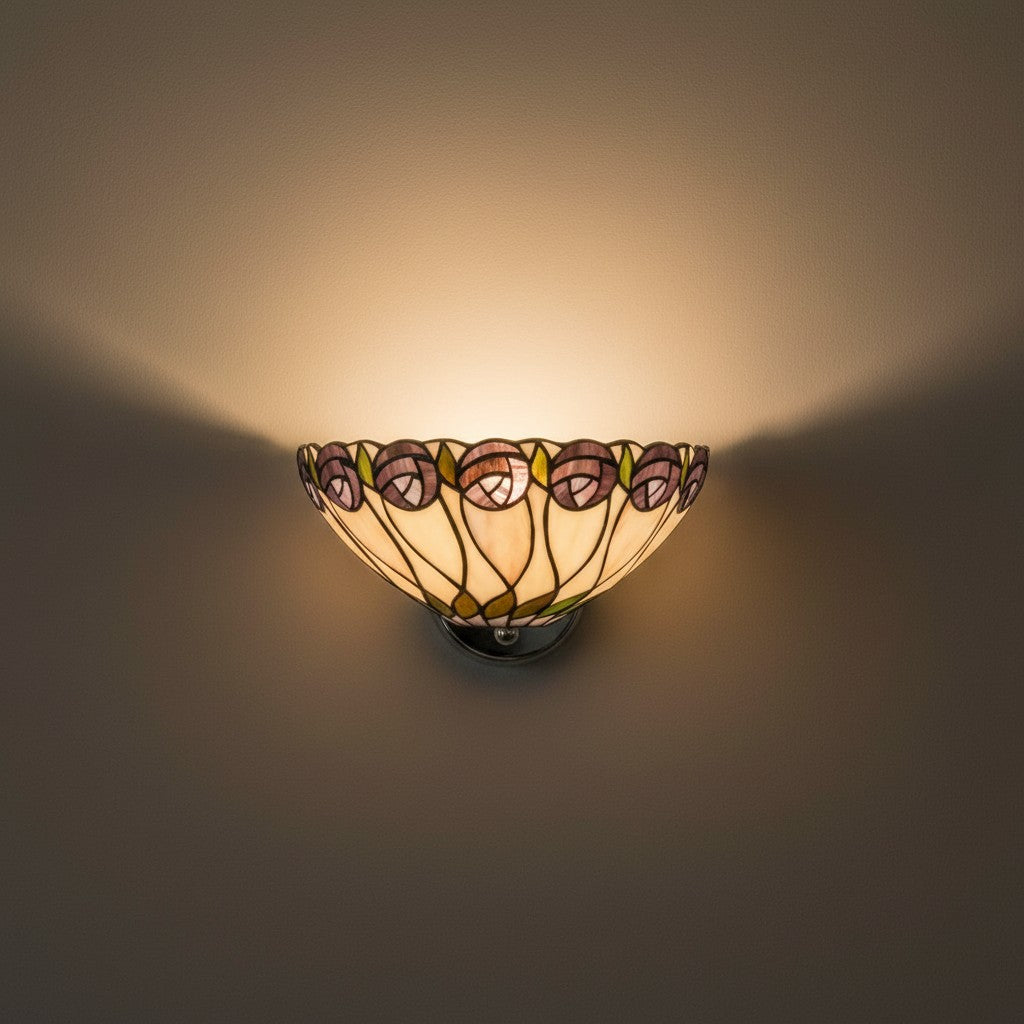 TF Hutchinson Tiffany Wall Light - for Hallway or Corridor