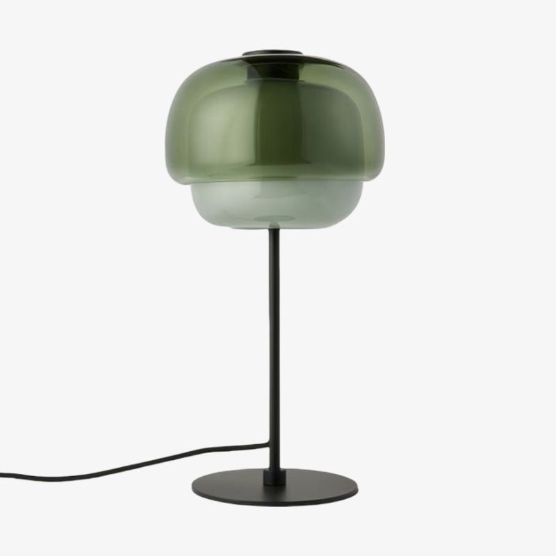 Clinco Mushroom Glass Retro Table Lamp for Living Room