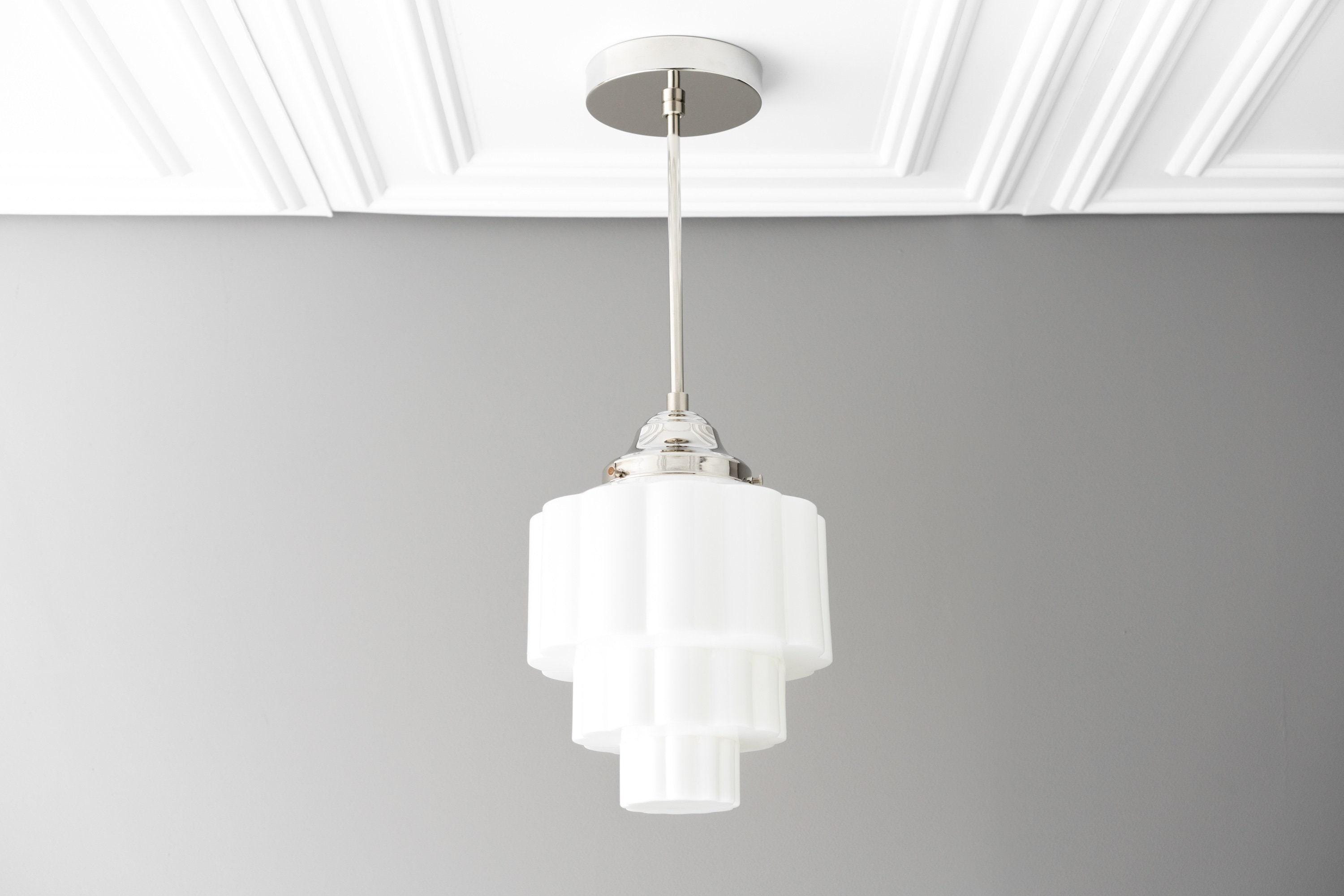 Geotower Glass Pendant Light - Elegant Home Lighting