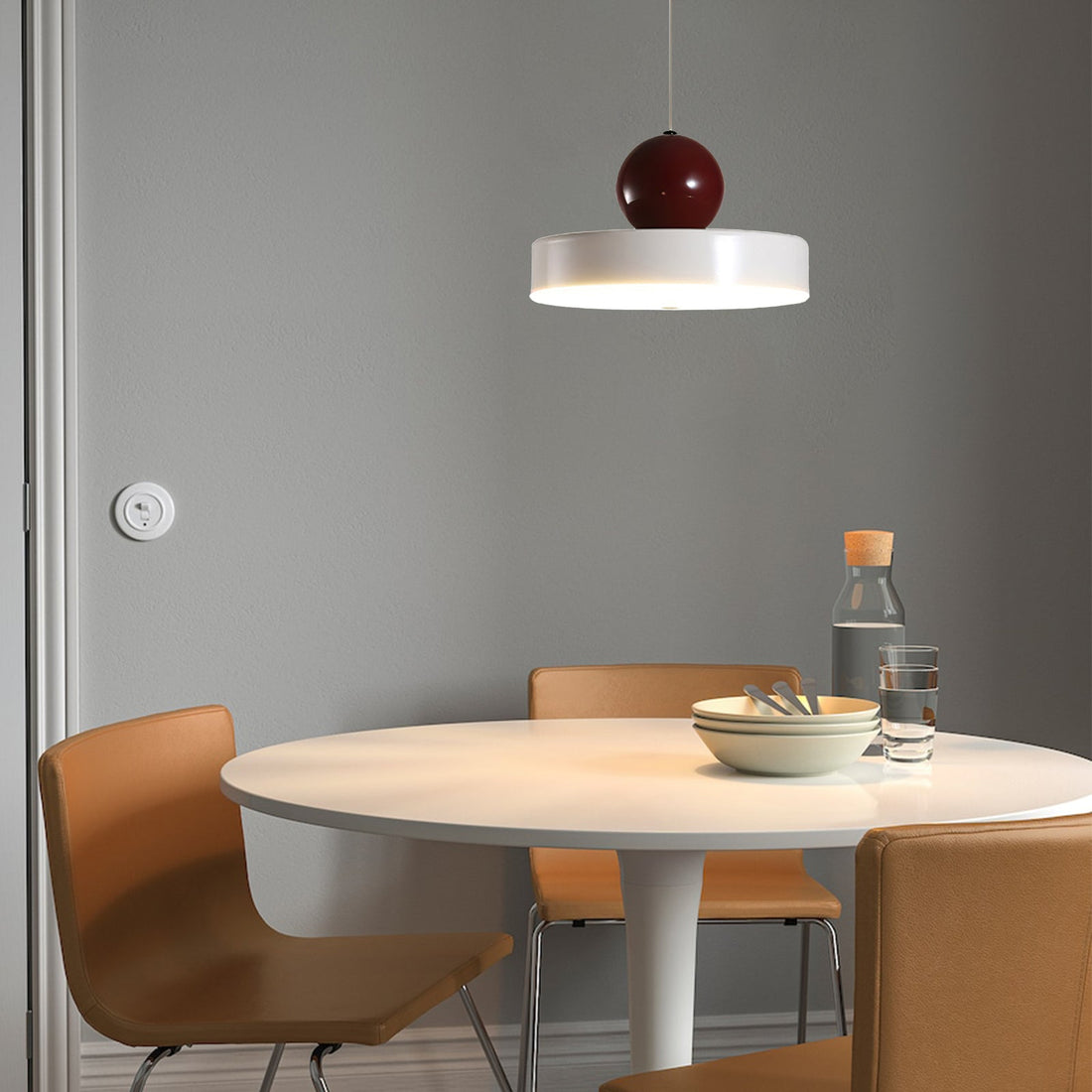 Creative Cone Pendant Light - Unique Adjustable Lighting for Bedroom