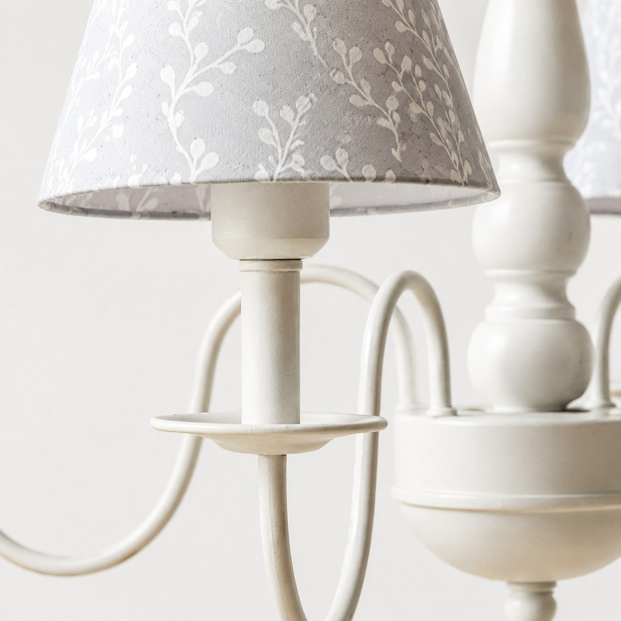 Colorful Fabric Shade 5-Light Chandelier