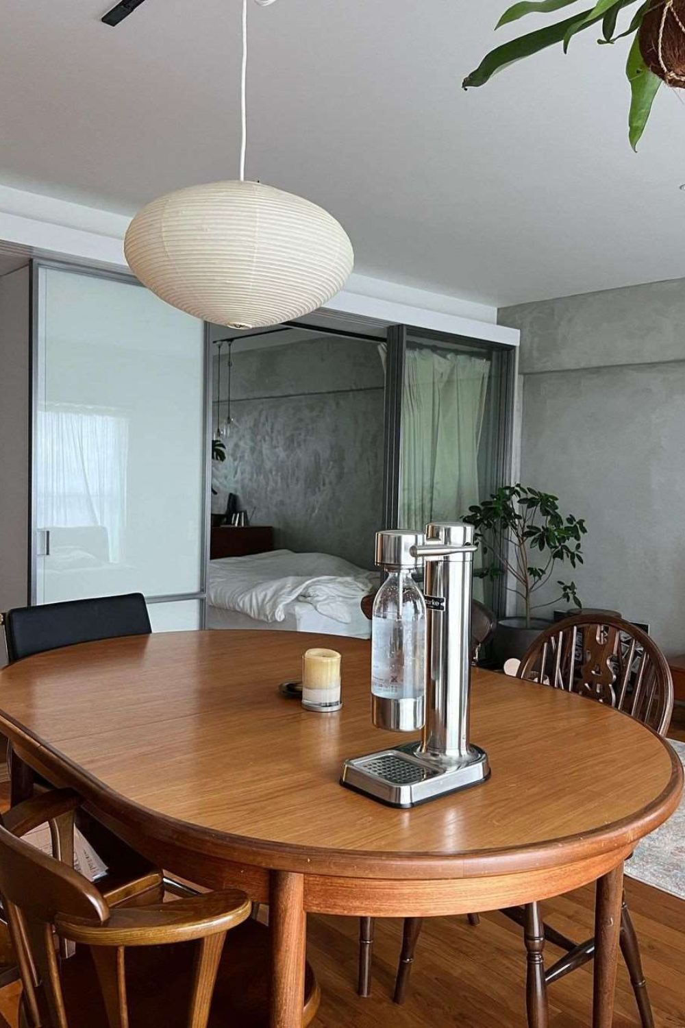 Mulberry Washi Pendant Lamp - Soft Handmade Light for Warm Home Decor