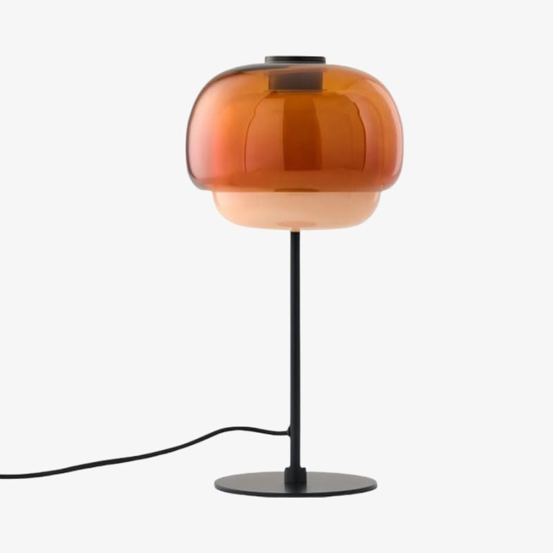 Clinco Mushroom Glass Retro Table Lamp for Living Room