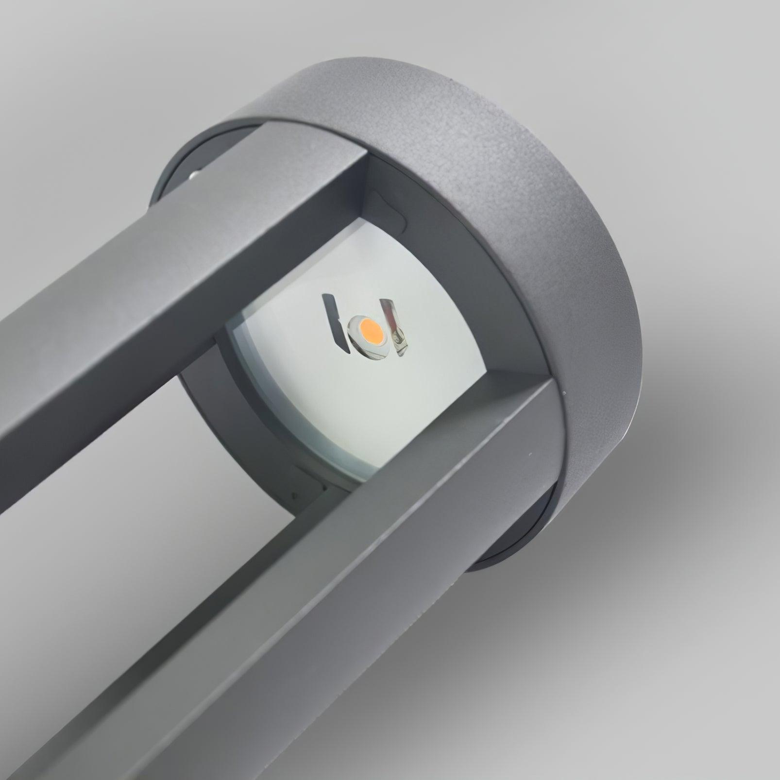 Modern Pole Outdoor Light - Geometric Post Garden Street Lamp