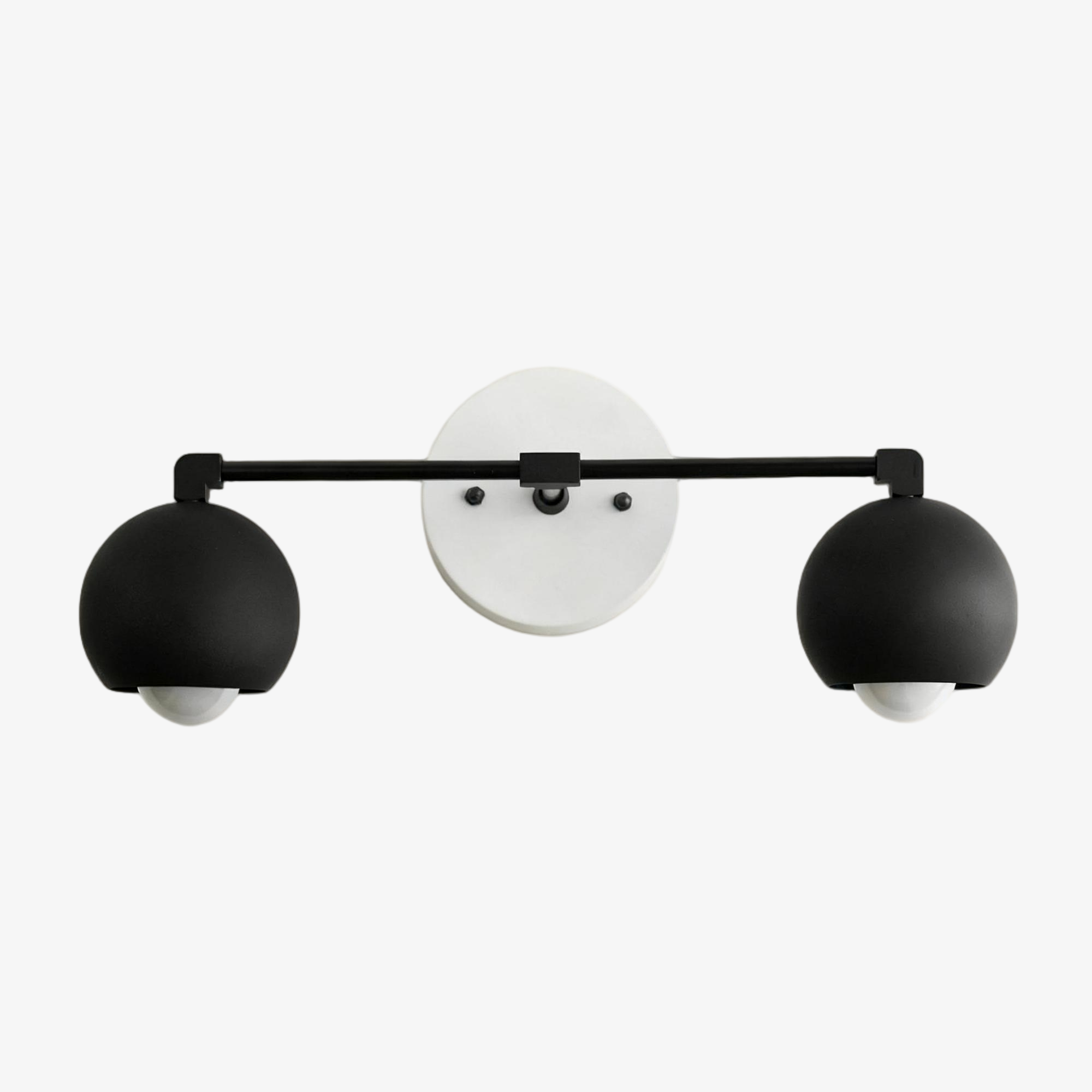 Metio Dome Decorative Vanity Light - Classic Orb Shade Bathroom Wall Lamp