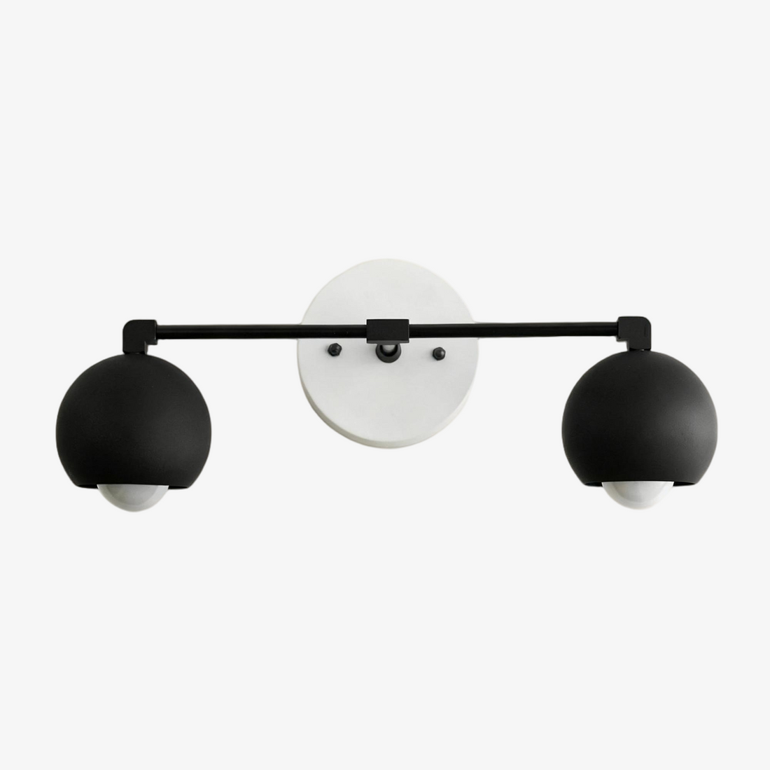 Metio Dome Decorative Vanity Light - Classic Orb Shade Bathroom Wall Lamp